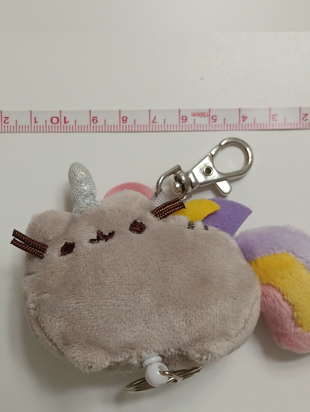 Pusheen Unicorn Keychain Extendable Bus Pass Holder